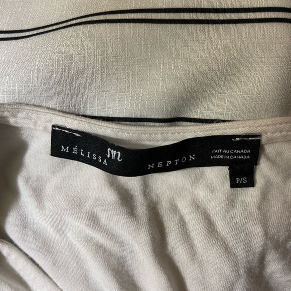 Melissa Nepton Stripped Top - Size Small - Picture 5 of 6